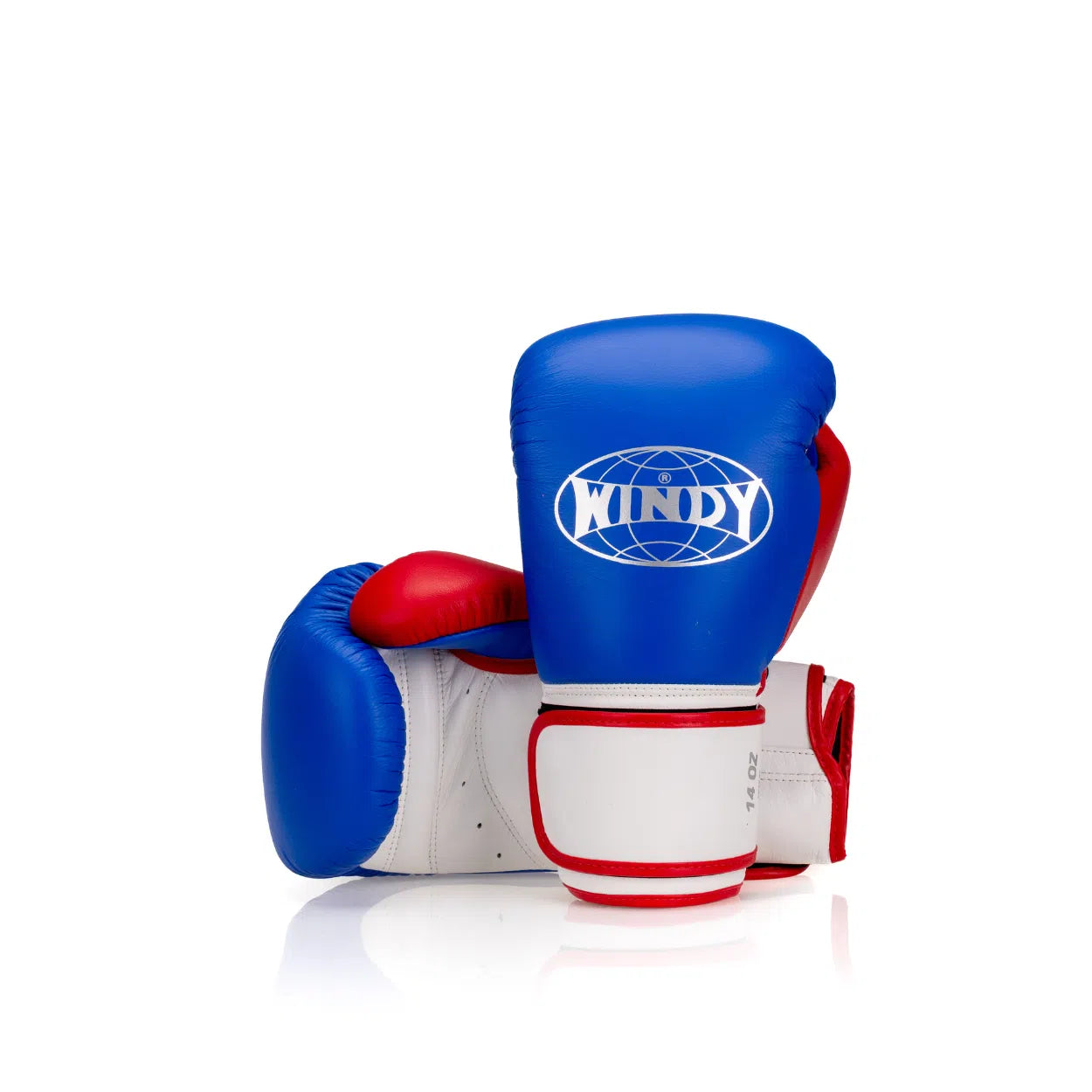 Elite Series Velcro Boxing Glove - Blue/Red/White