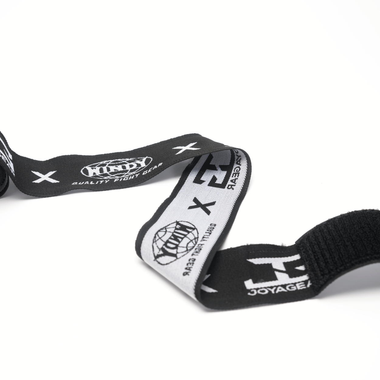 Windy x Joya Hand Wraps - Black/White - Windy Fight Gear B.V.