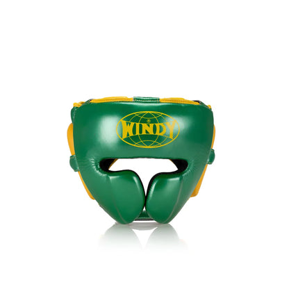 Mexican Style Headguard - Green/Yellow