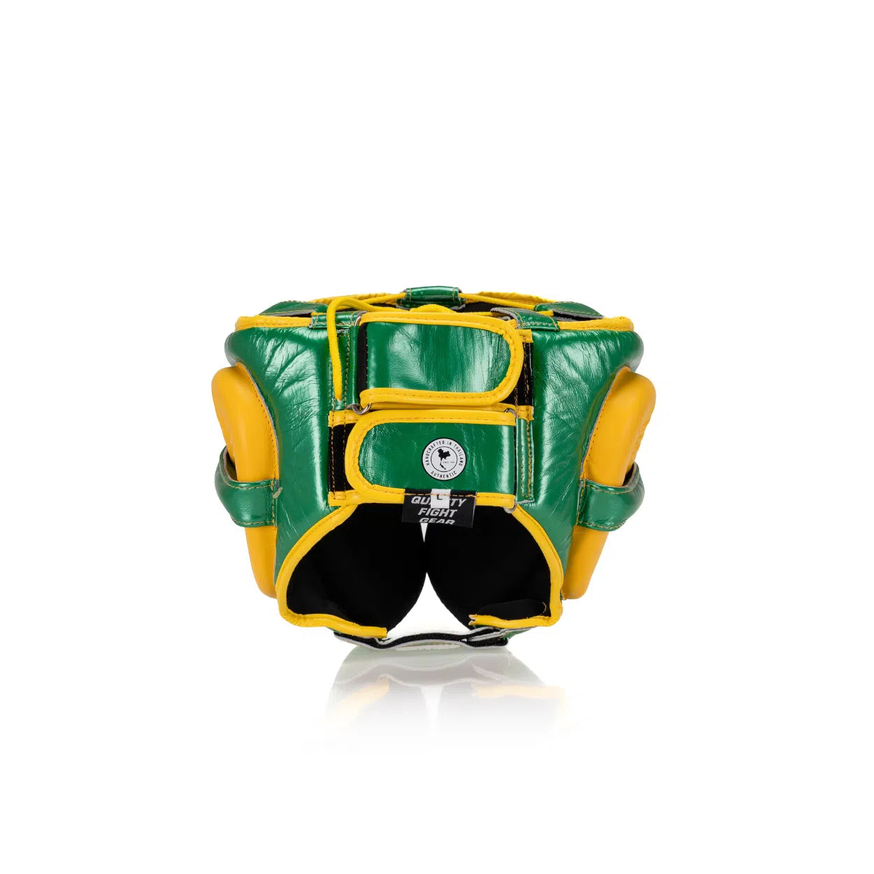 Mexican Style Headguard - Green/Yellow