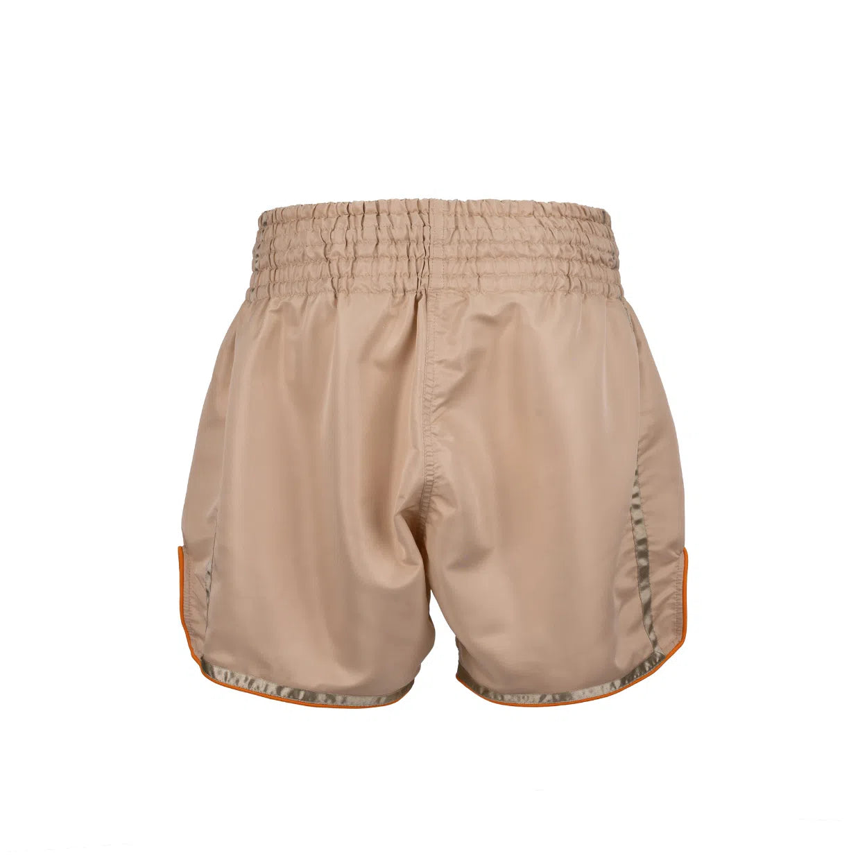 Muay Thai Shorts - Beige/Silver/Orange