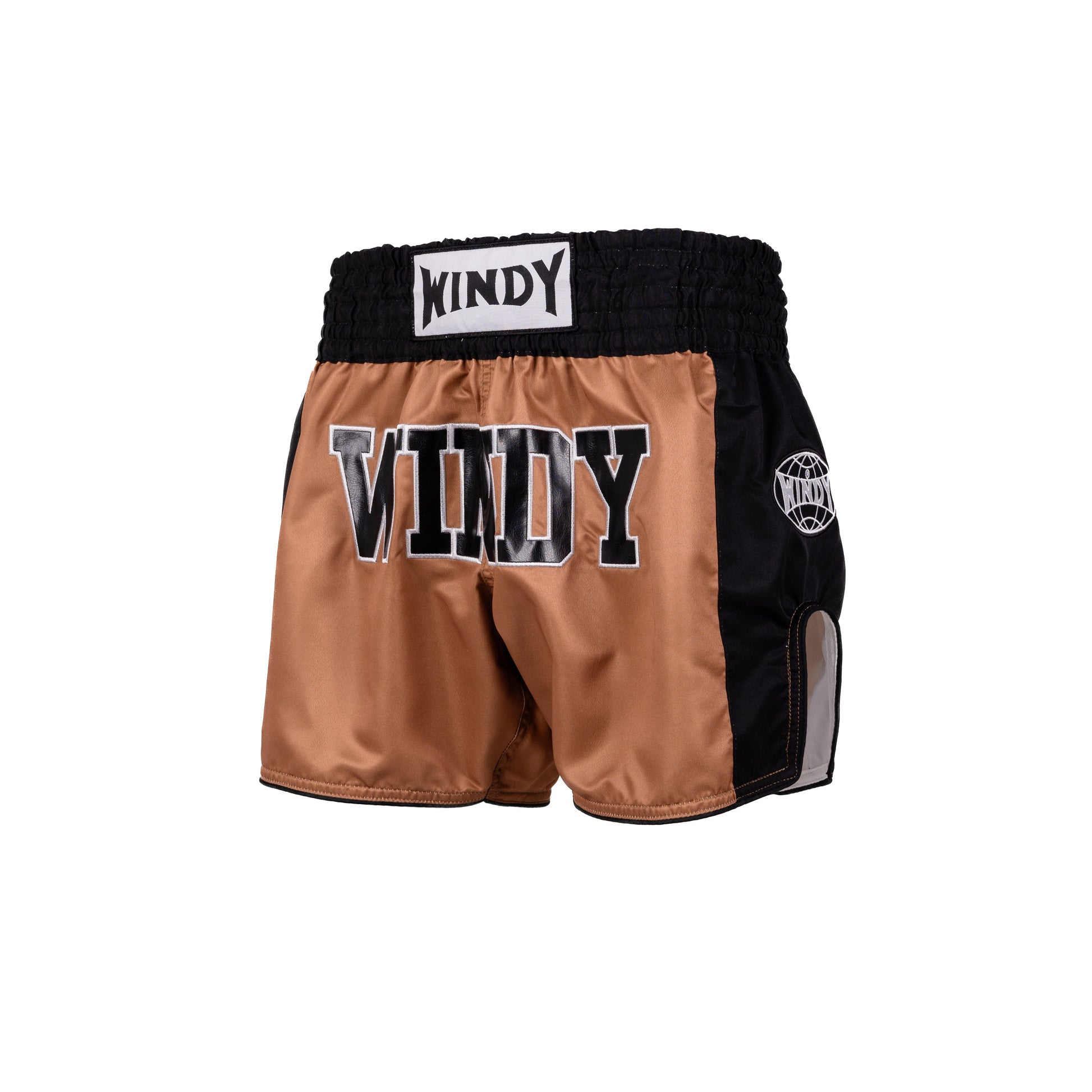 Muay Thai Shorts - Retro 2.0 - Brown/ Black