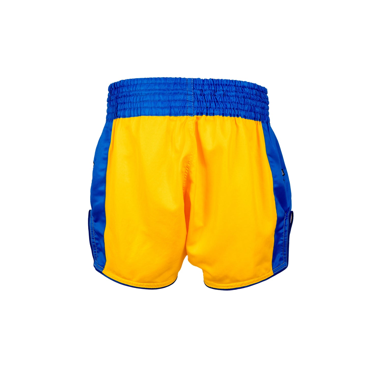 Muay Thai Shorts - Retro Holo - Yellow Sapphire