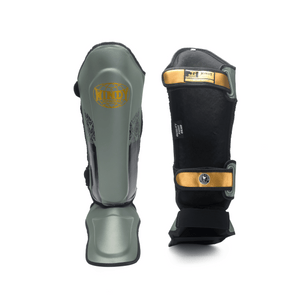 Windy x Joya - Proline Shin Guard - Green/Gold - Windy Fight Gear B.V.