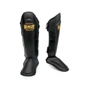 Windy x Joya - Proline Shin Guard - Black/Gold - Windy Fight Gear B.V.