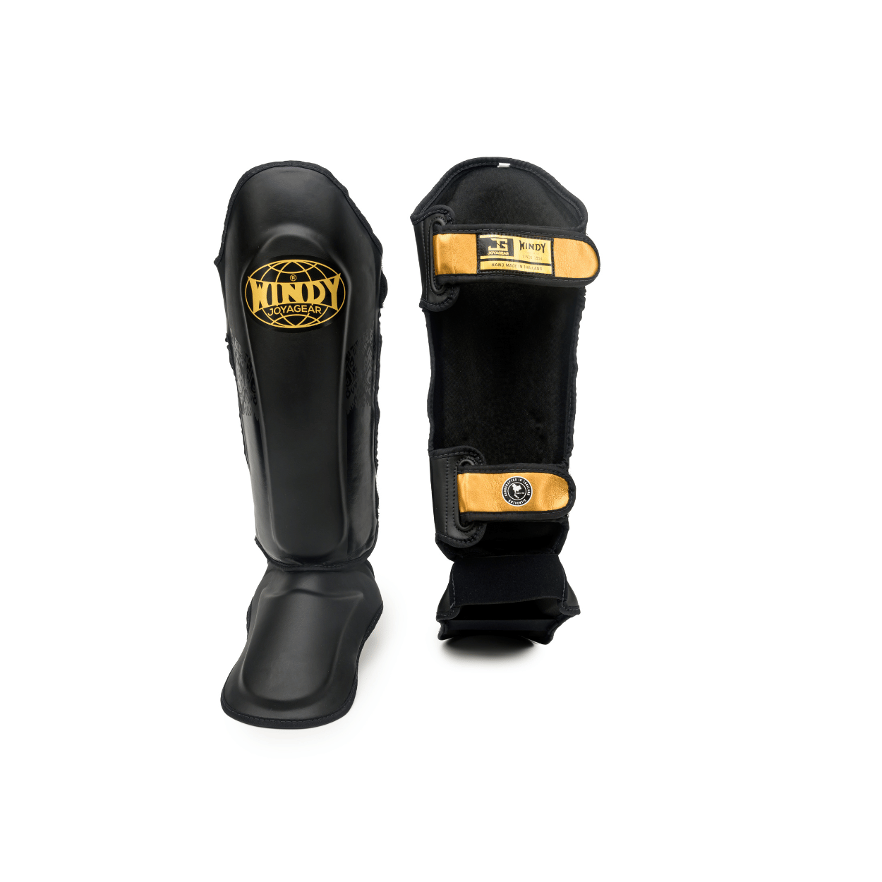 Windy x Joya - Proline Shin Guard - Black/Gold - Windy Fight Gear B.V.