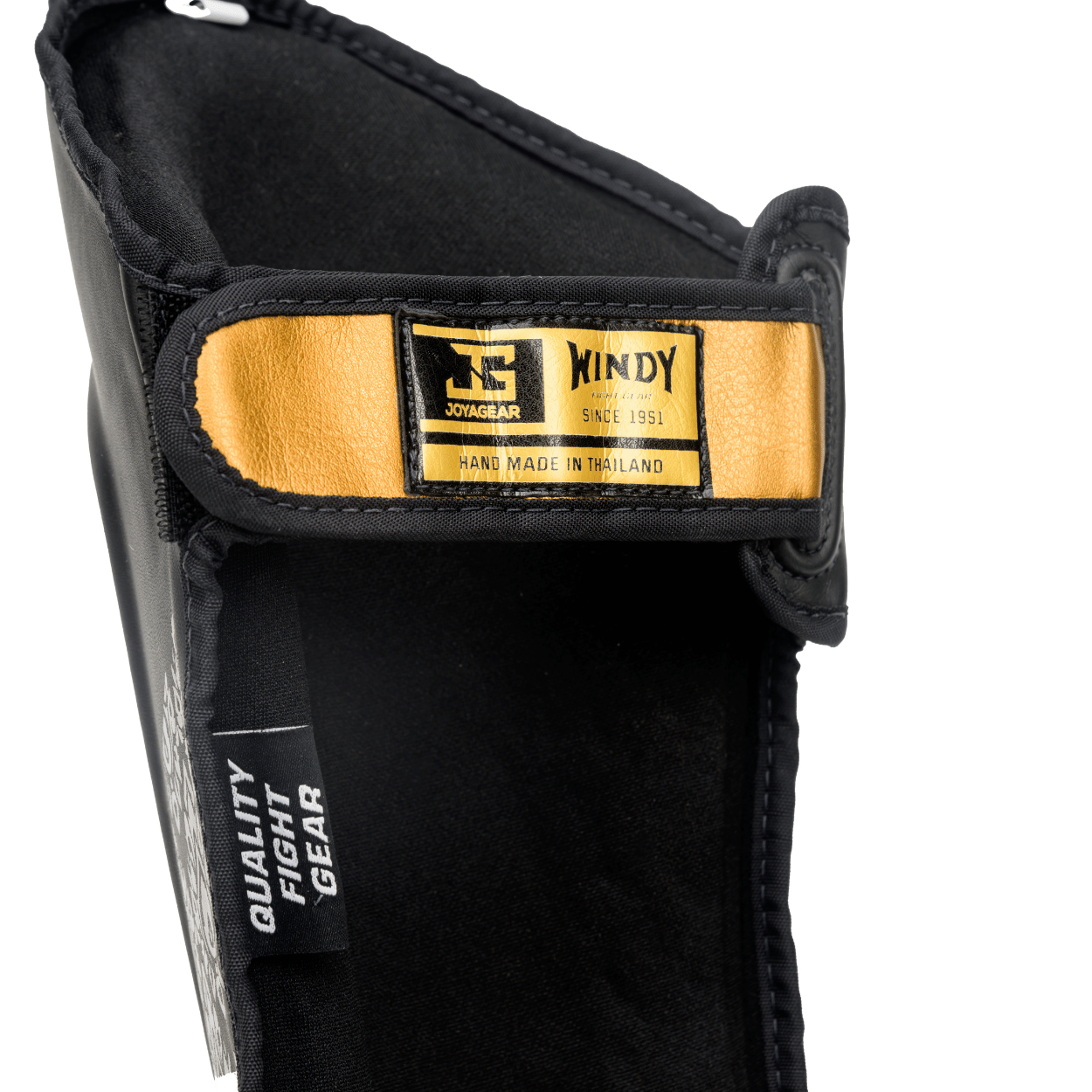 Windy x Joya - Proline Shin Guard - Black/Gold - Windy Fight Gear B.V.