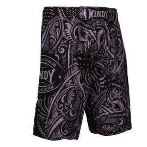 Windy Tribal Mural MMA Shorts