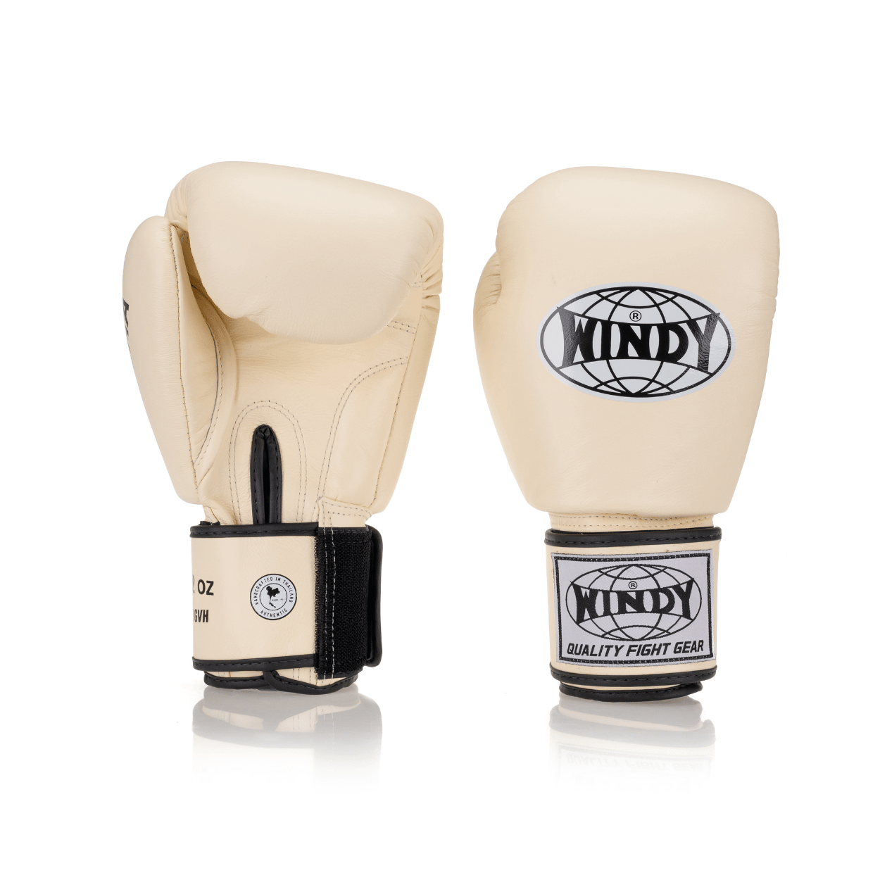 Windy x Soma Classic Leather Boxing Glove - Beige - Windy Fight Gear B.V.