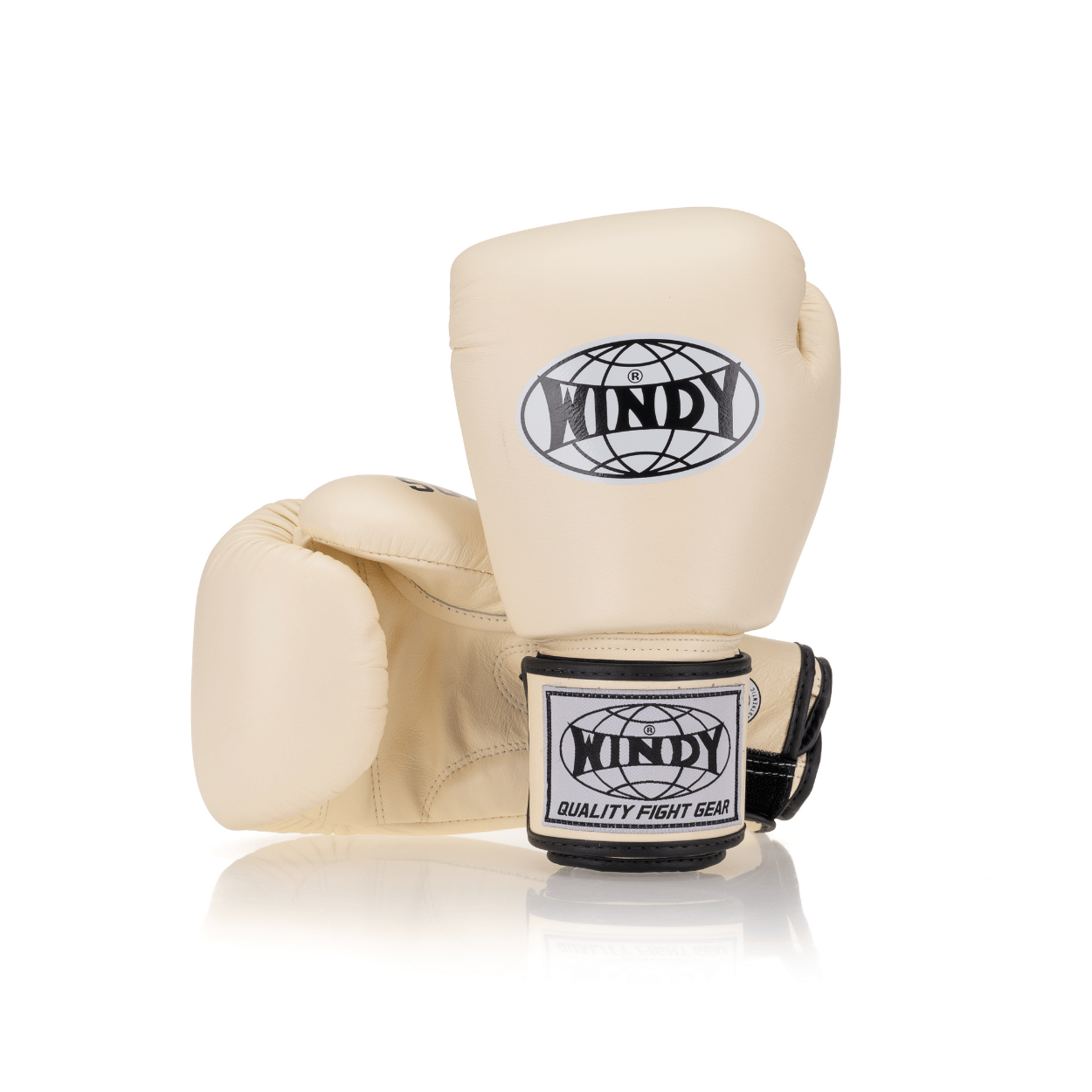 Windy x Soma Classic Leather Boxing Glove - Beige - Windy Fight Gear B.V.