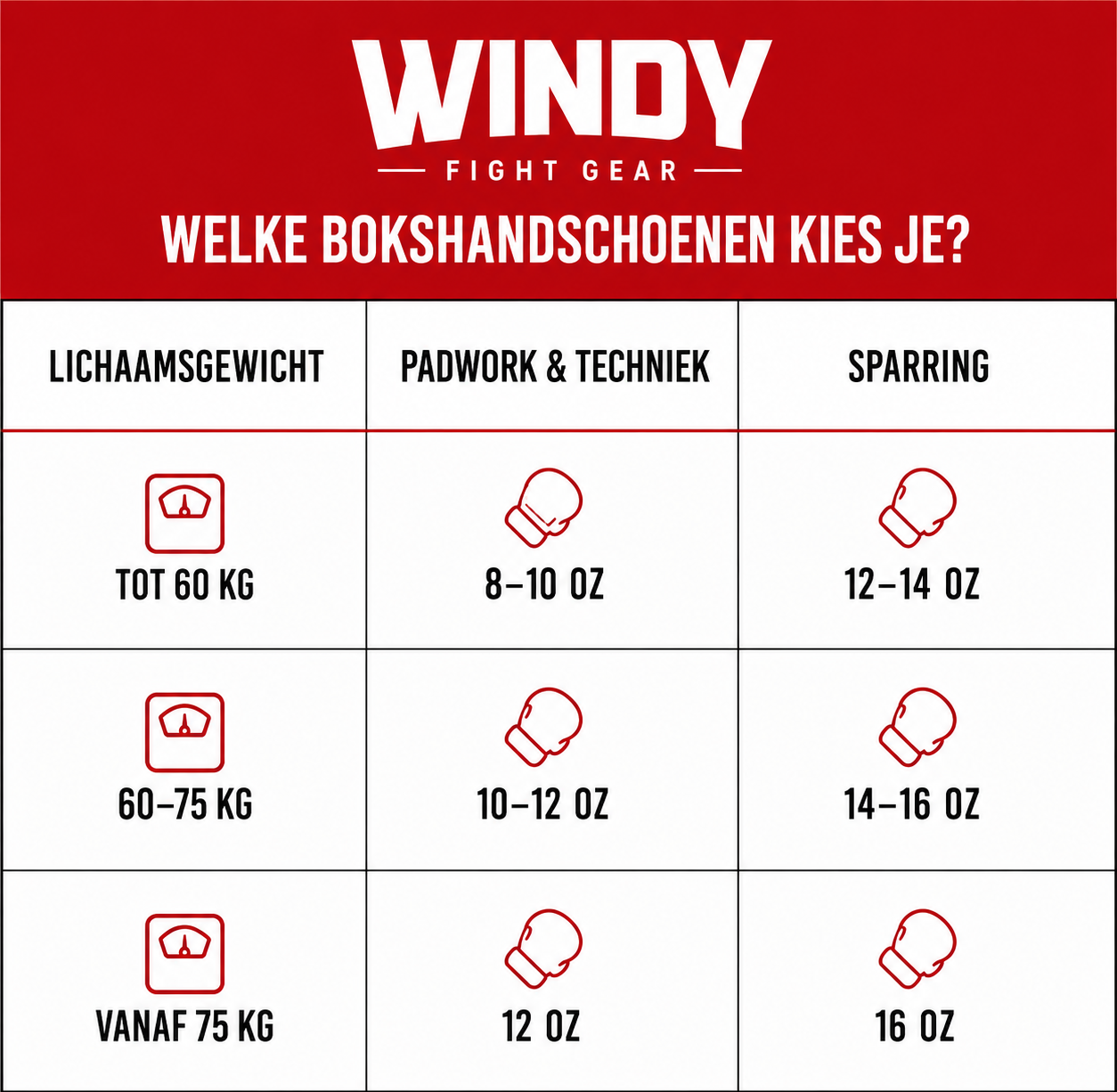 Bokshandschoenen – Windy Fight Gear