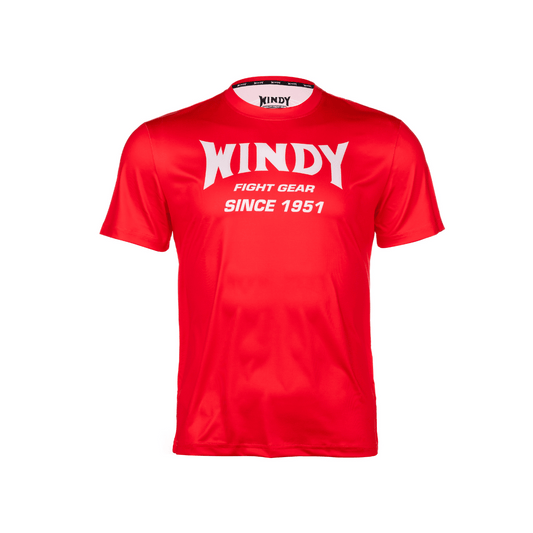 Classic Windy 1951 Training T-shirt - Red - Windy Fight Gear B.V.